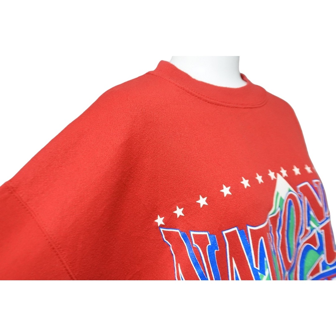 VINTAGE フィラデルフィア・フィアーズ MLB LOCKER LINE USA スウェット パーカー トレーナー XL コットン レッド 良品 52303
