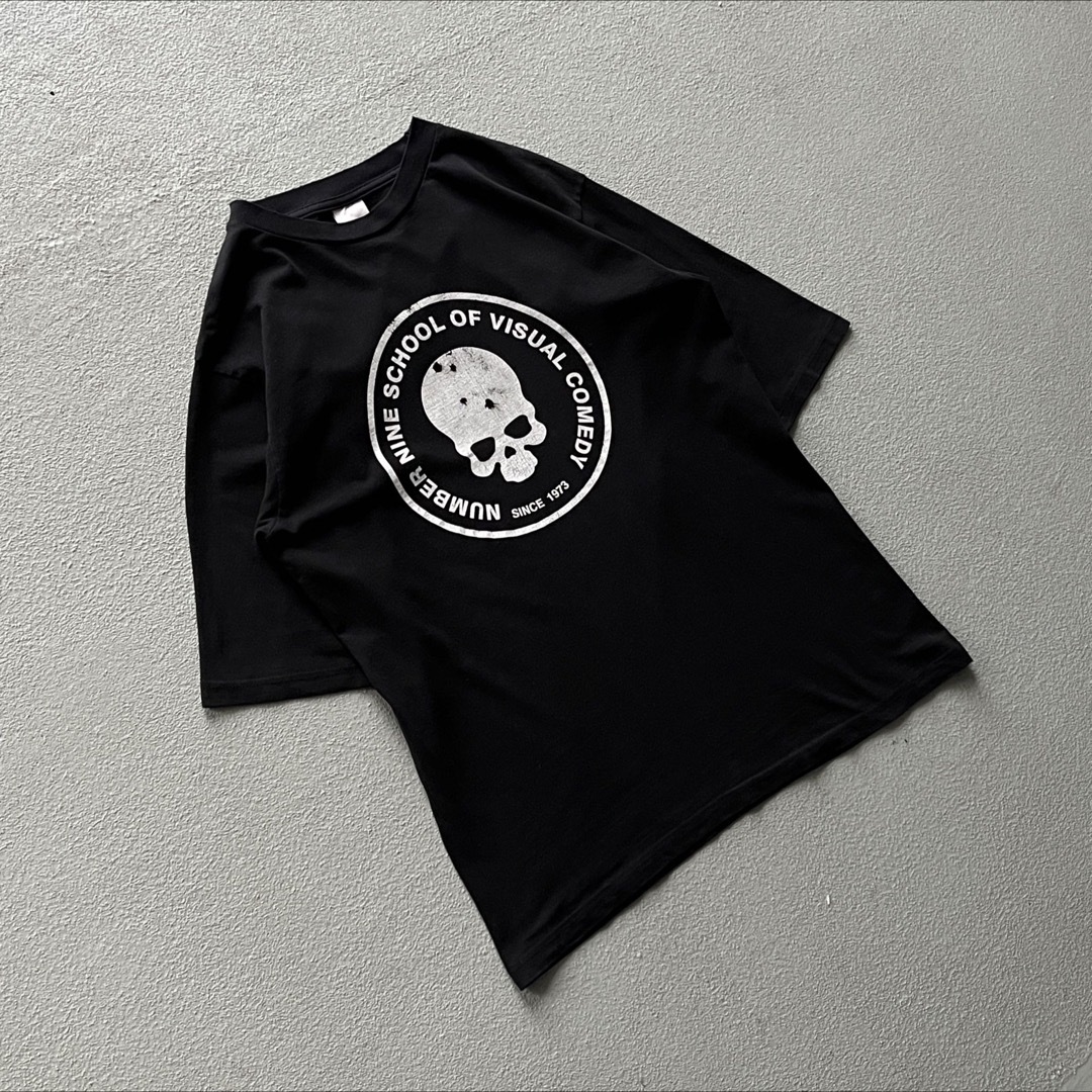 01ss archive number nine skull tee ′タイム期