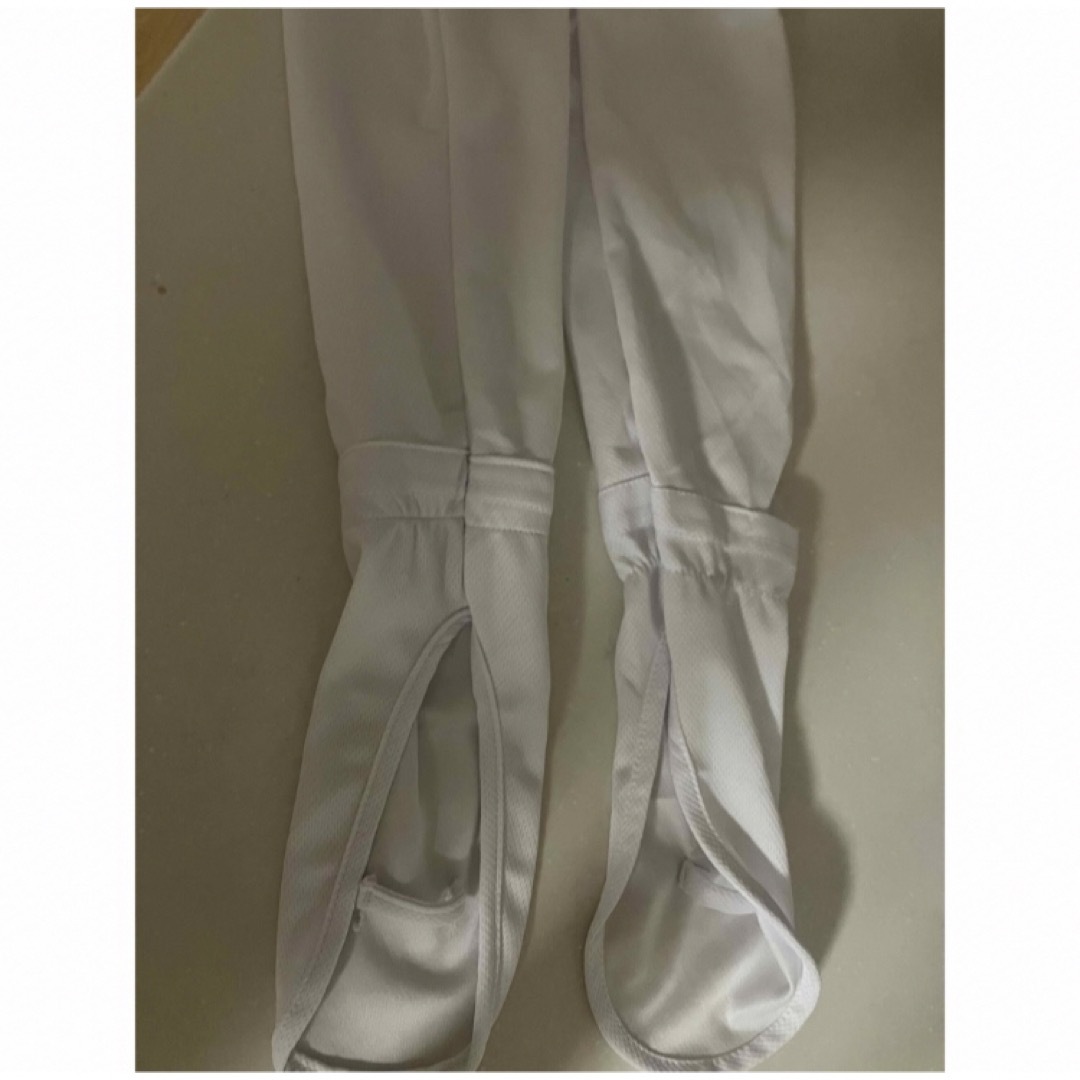 kot538様　アームカバー UV ホワイト  ミレートップス レディースのファッション小物(手袋)の商品写真