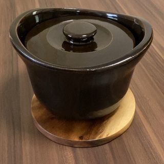 ムジルシリョウヒン(MUJI (無印良品))の無印良品　土釜おこげ　3合炊き(鍋/フライパン)