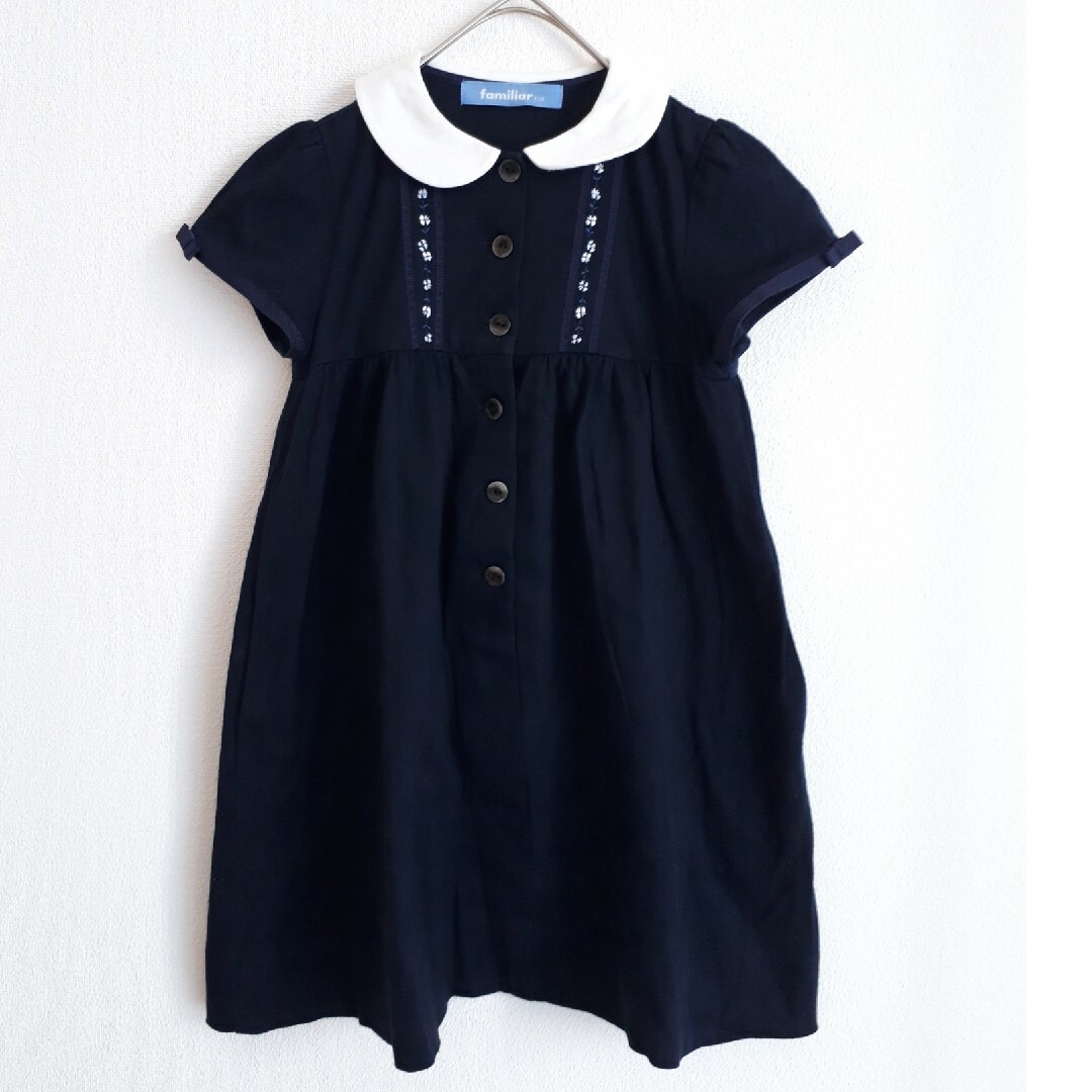 キッズ服女の子用(90cm~)familiar お受験 ワンピース