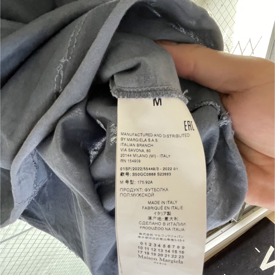 Maison Martin Margiela - 22ss マルジェラ ガーメントダイtシャツ 48