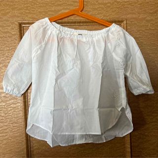 エムピーエス(MPS)のMPS 120cm 白 トップス 綿100 美品(Tシャツ/カットソー)