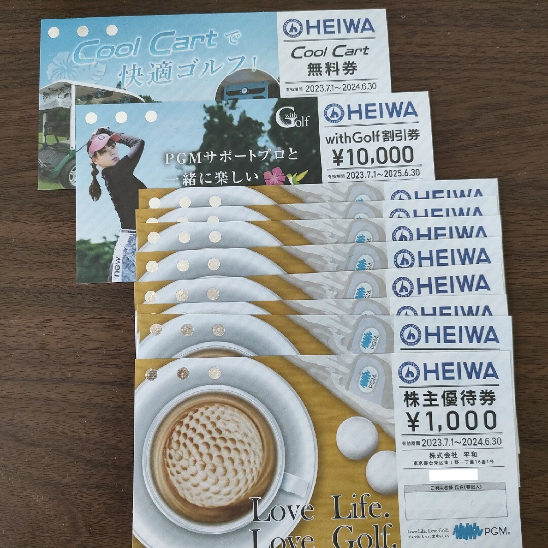 平和 HEIWA 株主優待券 1000円 5枚 |ゴルフ場 平和 HEIWA 株主優待券 1000円 5枚 |ゴルフ場