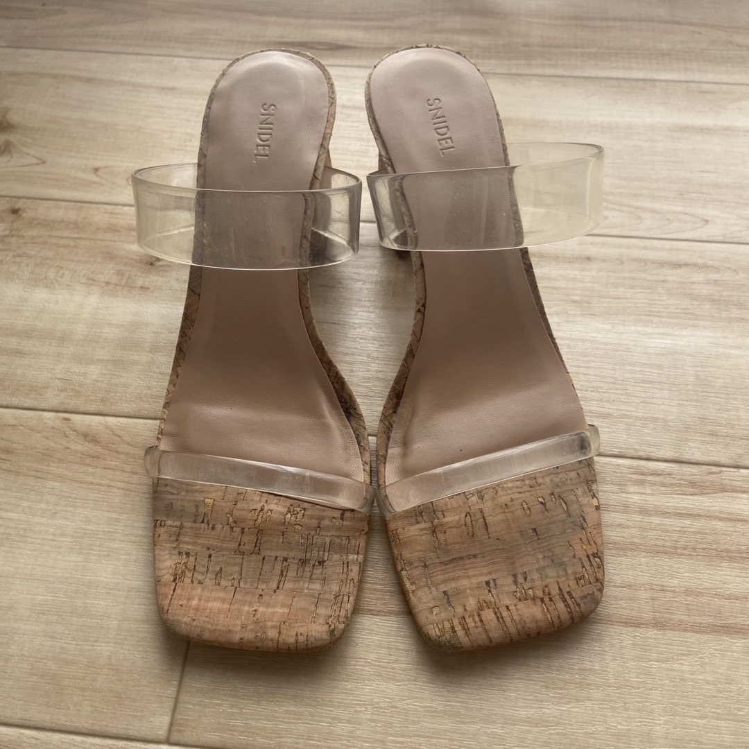 SNIDEL(スナイデル)のSNIDEL クリアミュール クリアサンダル サンダル スナイデル  セール レディースの靴/シューズ(サンダル)の商品写真