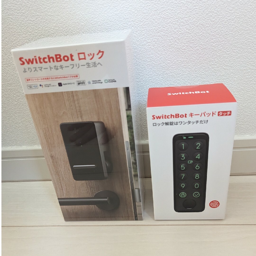 【新品】SwitchBotのロックと指紋認証パッド