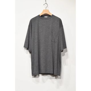 コモリ(COMOLI)のCOMOLI コモリ 23SS サマーウール天竺 Tシャツ グレー(Tシャツ/カットソー(半袖/袖なし))