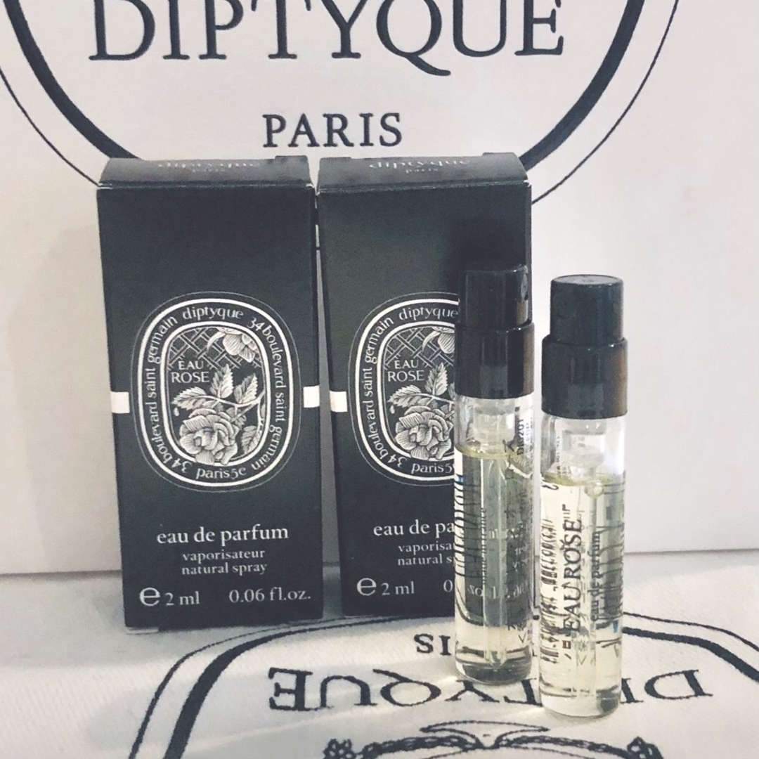 diptyque(ディプティック)の✔️ Diptyque eau de perfume EAU ROSE 2pc コスメ/美容の香水(香水(女性用))の商品写真