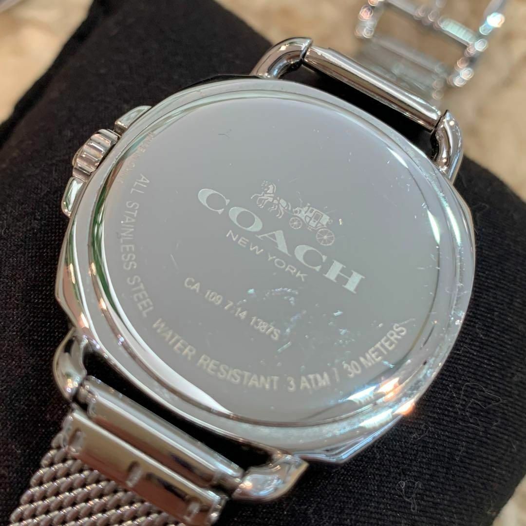 COACH(コーチ)の☆美品☆COACH レディースウォッチ メッシュベルト 14502755 レディースのファッション小物(腕時計)の商品写真