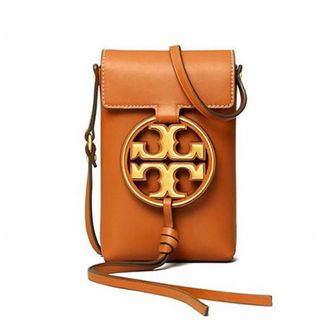 トリーバーチ(Tory Burch)のトリーバーチ　ミラーメタル　ロゴ　クロスボディ　スマホショルダー(iPhoneケース)