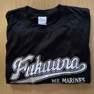 チバロッテマリーンズ(千葉ロッテマリーンズ)の千葉ロッテ 福浦和也 Tシャツ Fukuura Mr.Marines(応援グッズ)