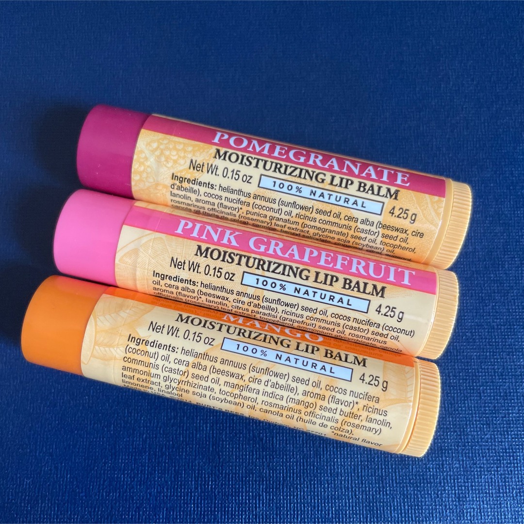 BURT'S BEES バーツビーズ リップ 3本セット 新品 未使用