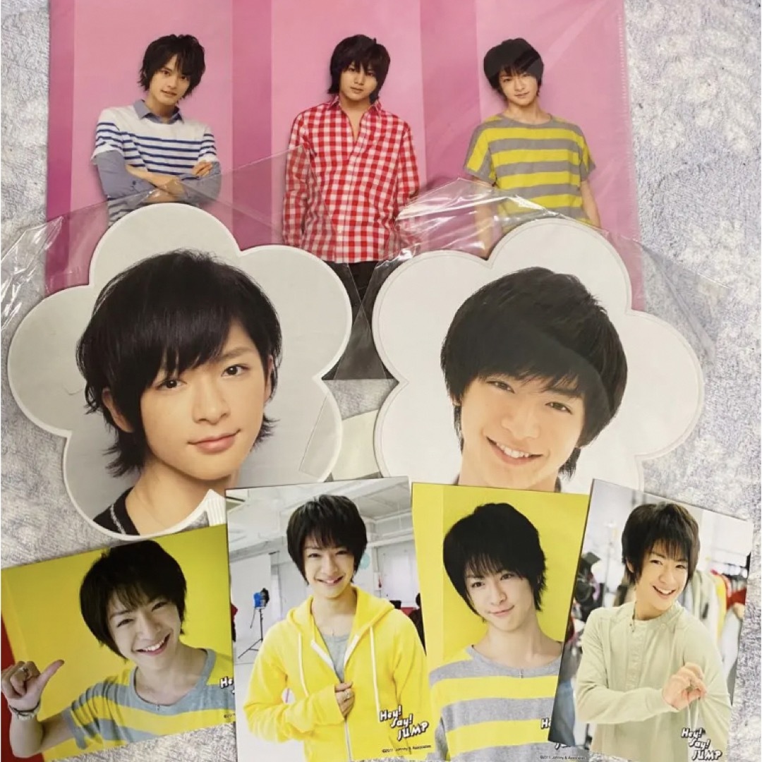 Hey!Say!JUMP 知念侑李 ミニうちわ・公式写真・クリアファイルセット