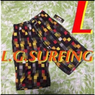 L☆L.G.SURFING★メンズ、サーフパンツ★カラフル/チェック柄(水着)