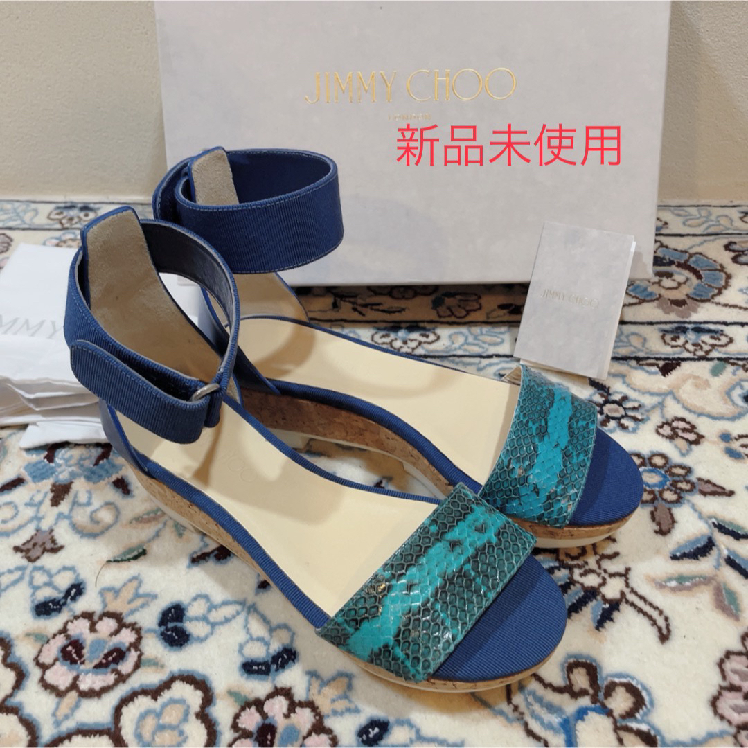 ☆良品☆ JIMMY CHOO ジミーチュウ ウェッジソール サンダル 23