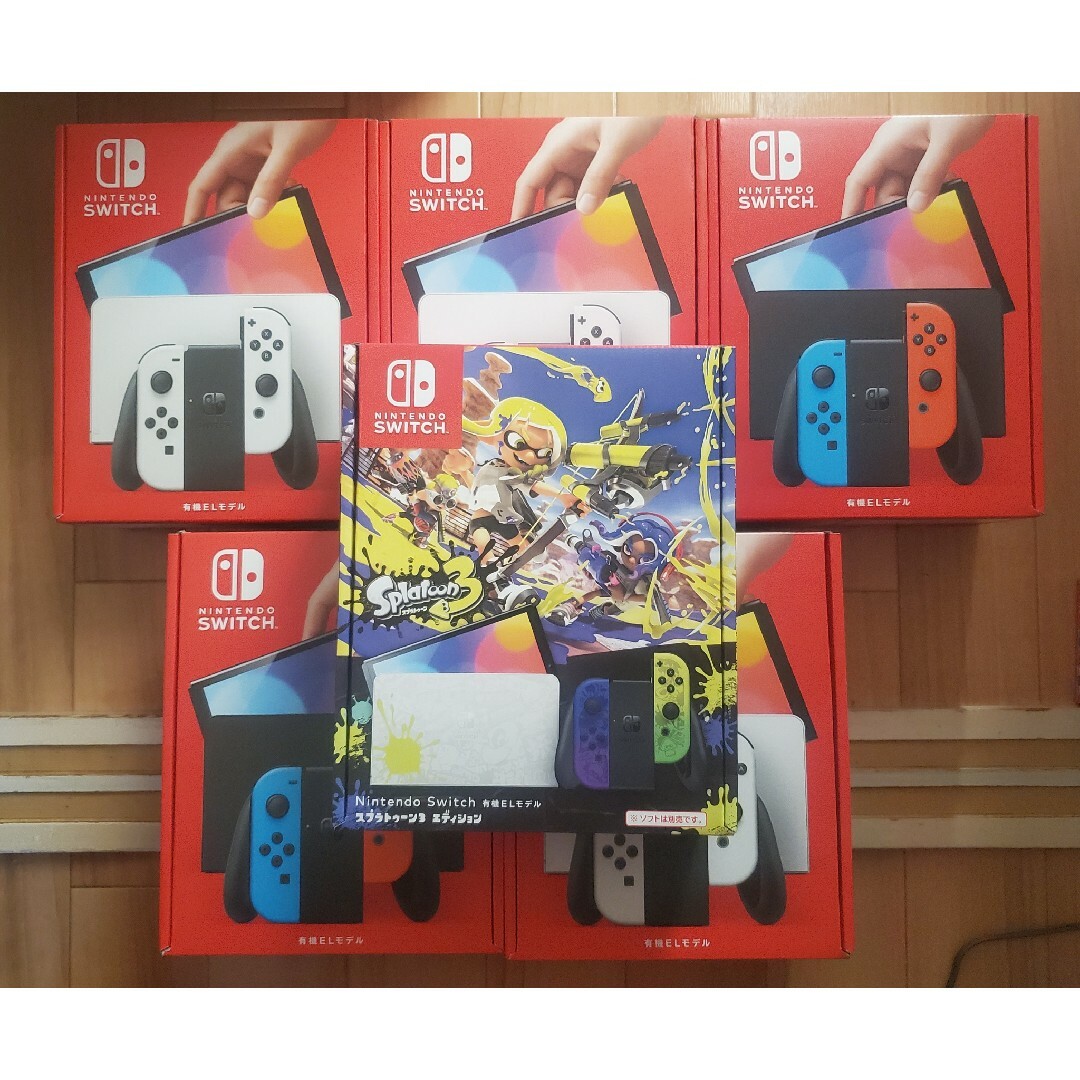 【新品・未開封】Nintendo Switch(有機ELモデル)計6台