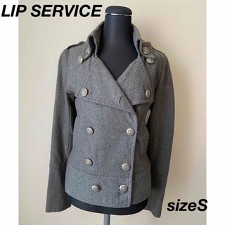 リップサービス(LIP SERVICE)の【LIP SERVICE】ショートトレンチコート【灰S】(トレンチコート)