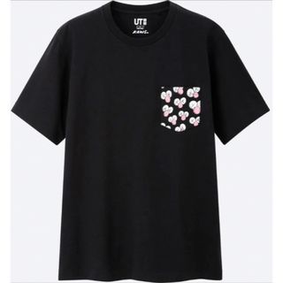 ユニクロ(UNIQLO)のカウズ x ユニクロ BFF ポケット Tシャツ "ブラック" サイズM(Tシャツ/カットソー(半袖/袖なし))