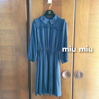ミュウミュウ ワンピース(レッド/赤色系)の通販 50点 | miumiuの