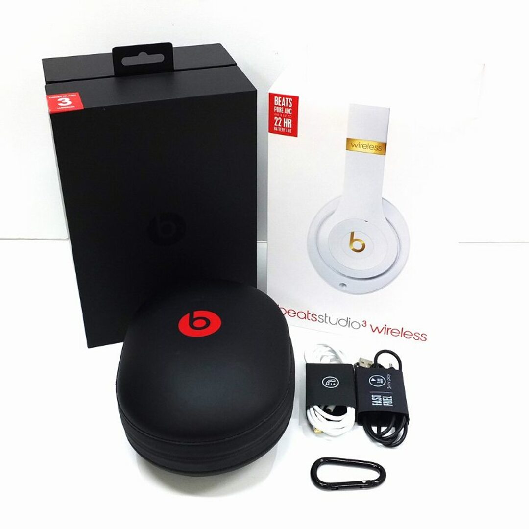 tj 新品⭐︎BEATS STUDIO3 WIRELESS　ホワイト ヘッドホン