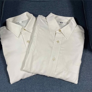ユニクロ(UNIQLO)の2枚セット UNIQLO ユニクロ 白シャツ 長袖(シャツ)