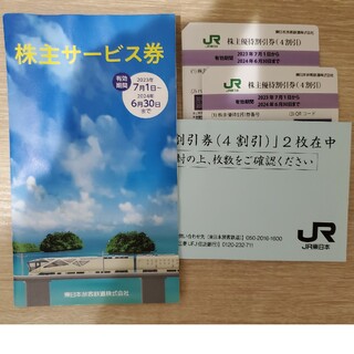 ケロリン様専用　JR東日本 株主優待 割引券 4割引券 2枚セット(鉄道乗車券)