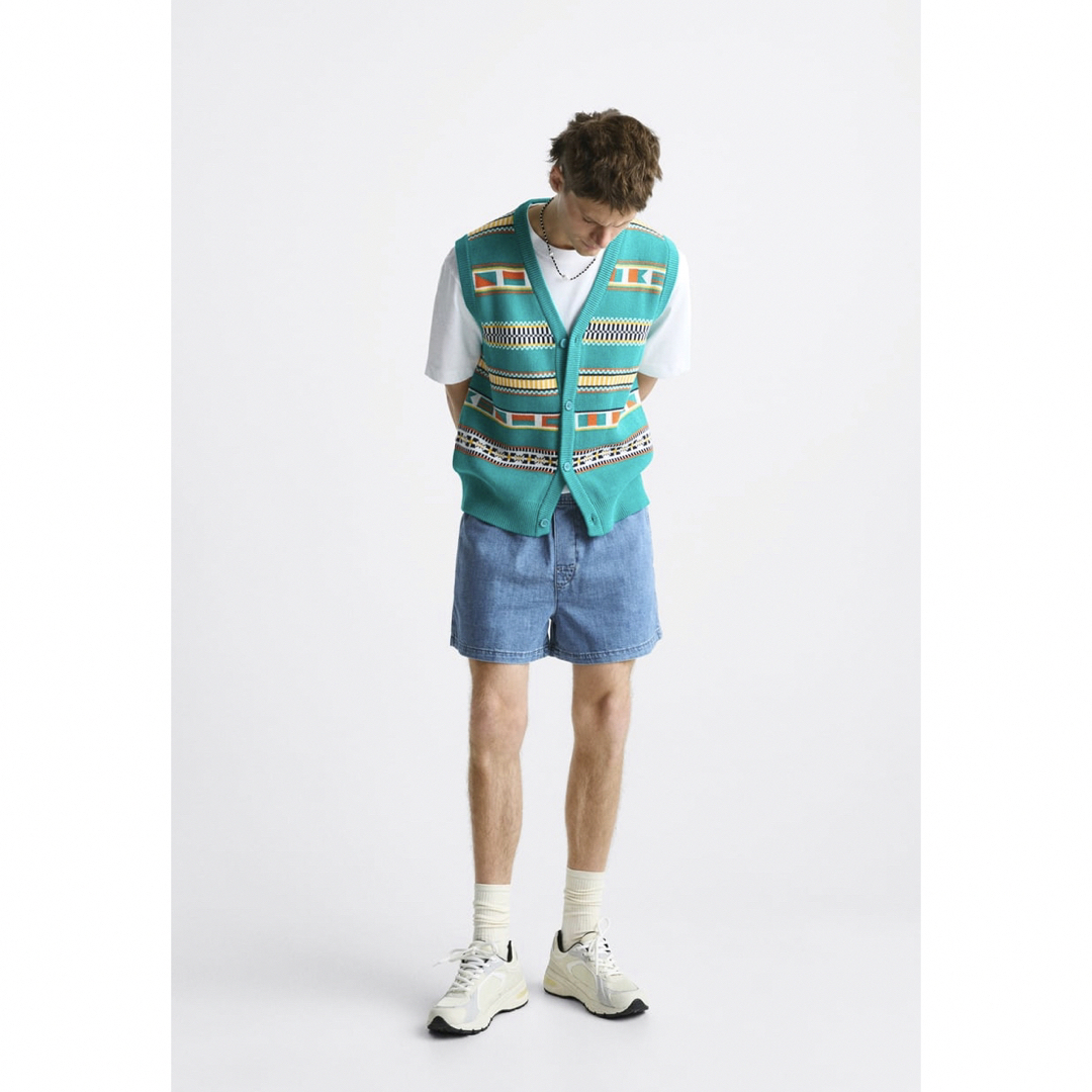 ZARA - 【新品未使用】ZARA クロップドフルイドバミューダパンツ ZARA - 【新品未使用】ZARA クロップドフルイドバミューダパンツ