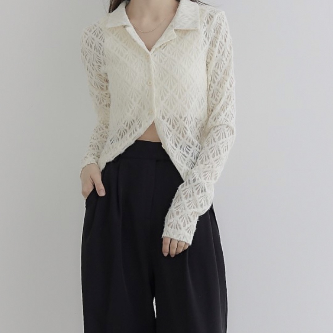 amel(エイメル)のAmel sheer shirt cardigan レディースのトップス(カーディガン)の商品写真