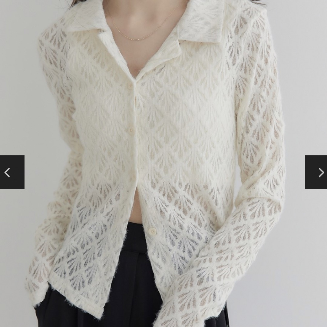 amel(エイメル)のAmel sheer shirt cardigan レディースのトップス(カーディガン)の商品写真