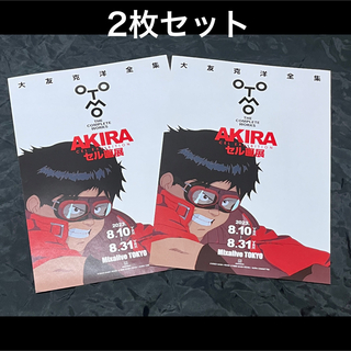AKIRA セル画展 チラシ【2枚セット】フライヤー(印刷物)