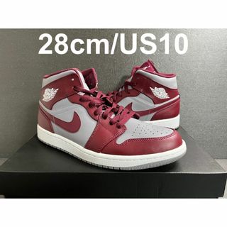 ナイキ(NIKE)の美品28cm NIKE AIR JORDAN 1 MID エア ジョーダン 1(スニーカー)