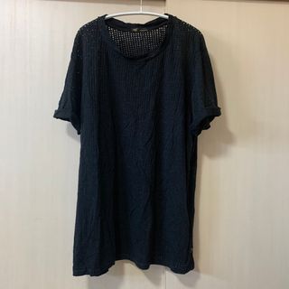 リプレイ(Replay)の【新品】Replay リプレイ　黒のメッシュTシャツ(Tシャツ(半袖/袖なし))