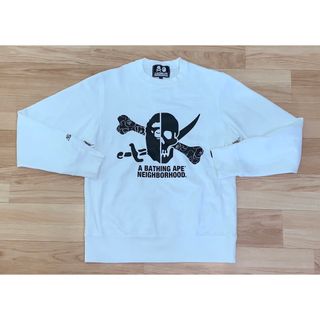 アベイシングエイプ(A BATHING APE)のAPE × neighborhood ネイバーフッド スウェット トレーナー S(スウェット)