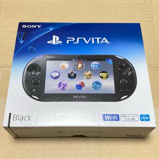 プレイステーションヴィータ(PlayStation Vita)の【新品未使用品】PS Vita PCH-2000ZA11 ブラック SONY(携帯用ゲーム機本体)