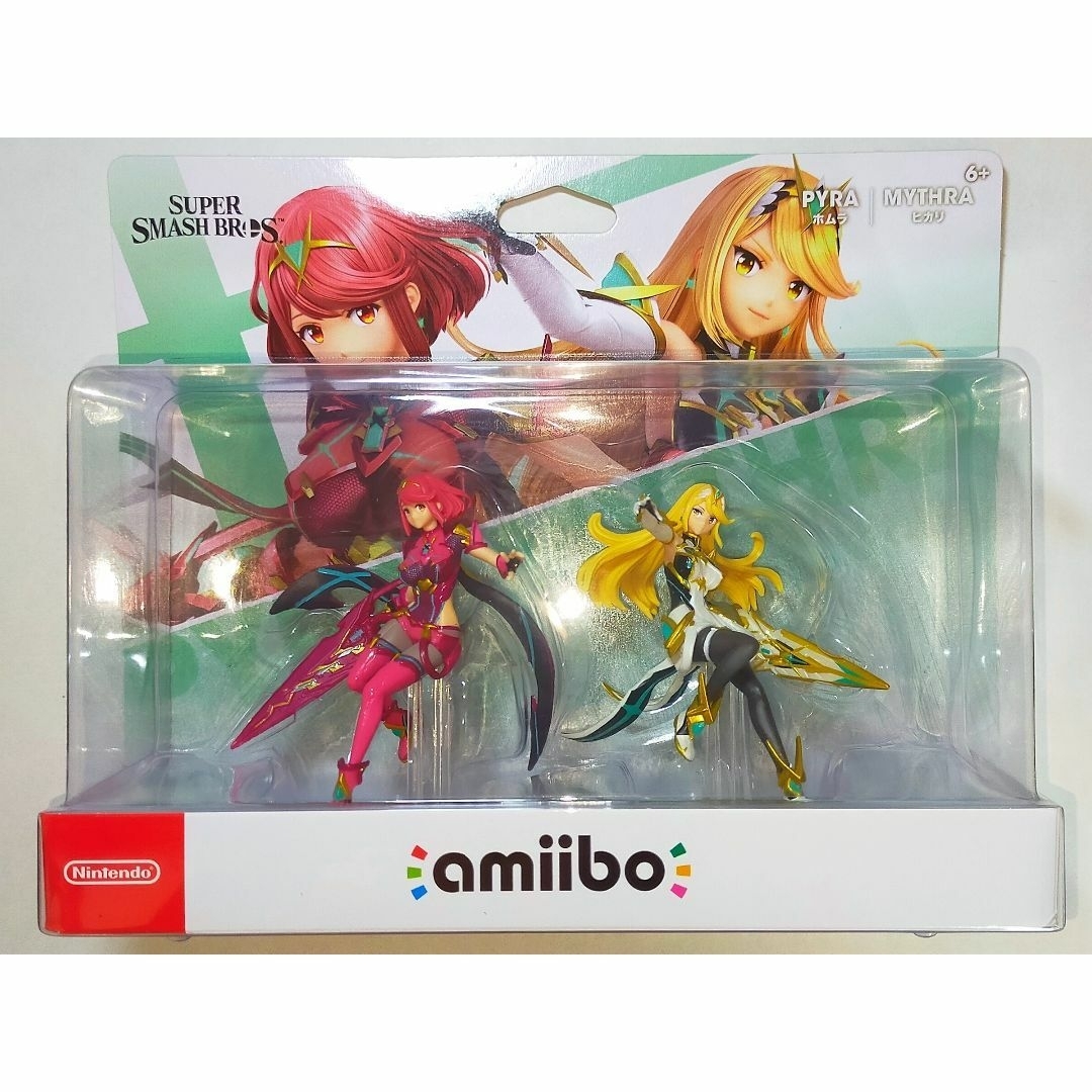 未開封　amiibo　ホムラ　ヒカリ　ダブルセット　大乱闘スマッシュブラザーズ