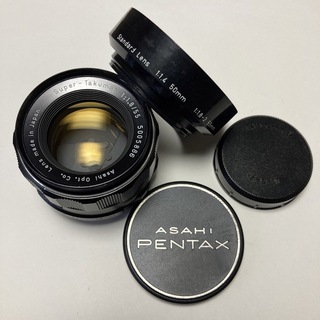 ペンタックス(PENTAX)の美品 付属有M42 PENTAX Super-Takumar 55mm F1.8(レンズ(単焦点))