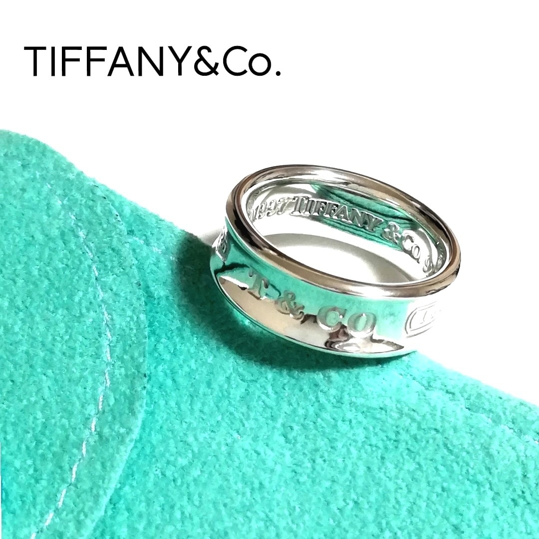 Tiffany & Co.(ティファニー)の(美品)TIFFANY&Co.ティファニー1837リング 約10号 レディースのアクセサリー(リング(指輪))の商品写真