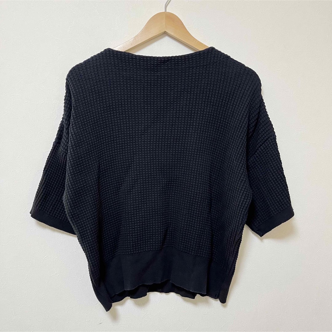 ISSEY MIYAKE イッセイミヤケ 半袖ワッフルカットソー