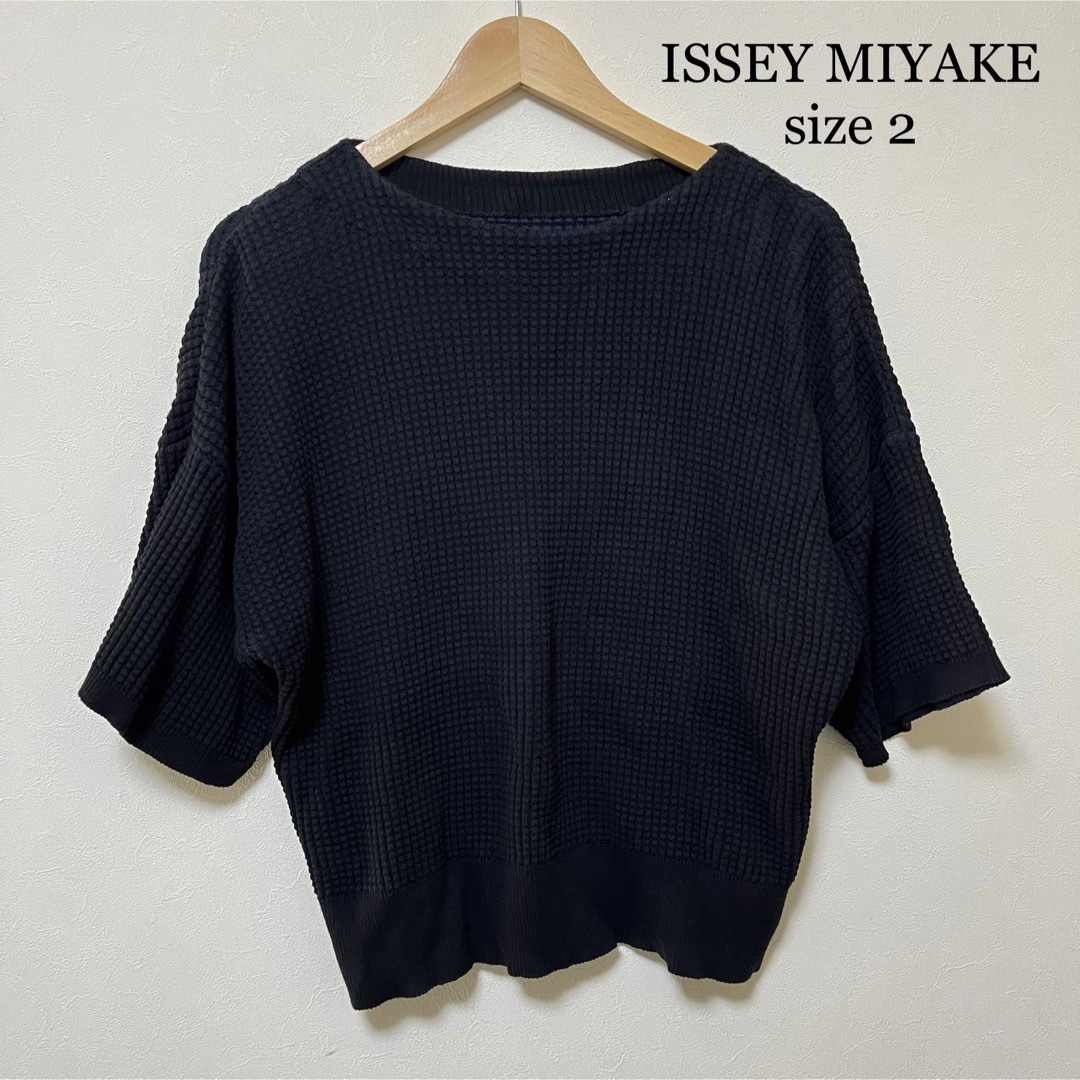 ISSEY MIYAKE イッセイミヤケ 半袖ワッフルカットソー - カットソー ...