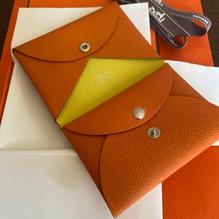 エルメス 名刺入れ(オレンジ/橙色系)の通販 78点 | Hermesを買うなら