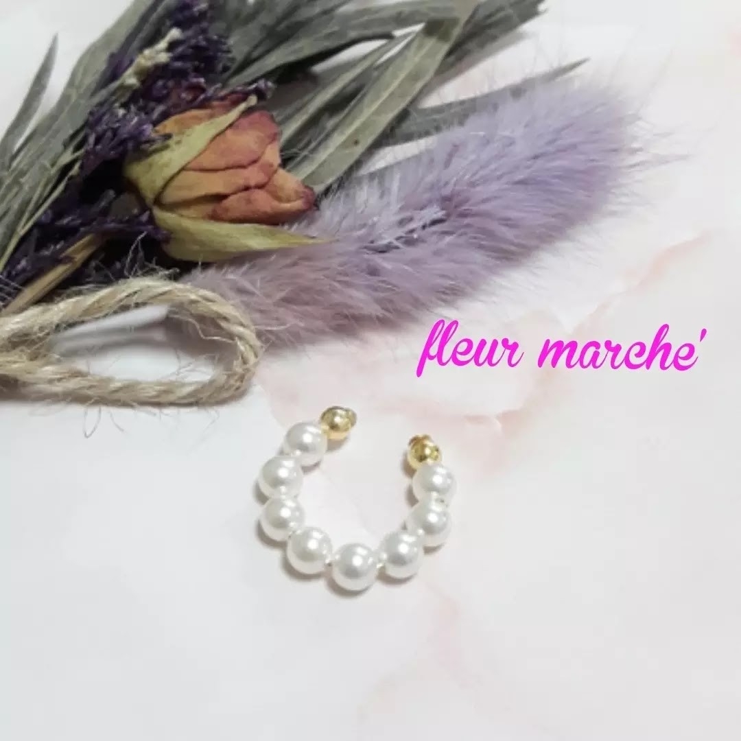 SWAROVSKI - イヤーカフ(片耳) スワロフスキーパールの通販 by fleur