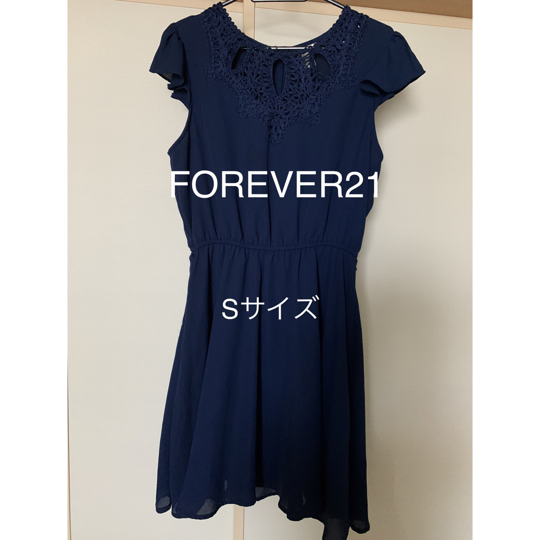 FOREVER 21(フォーエバートゥエンティーワン)のFOREVER21★ネイビーワンピース レディースのワンピース(ミニワンピース)の商品写真