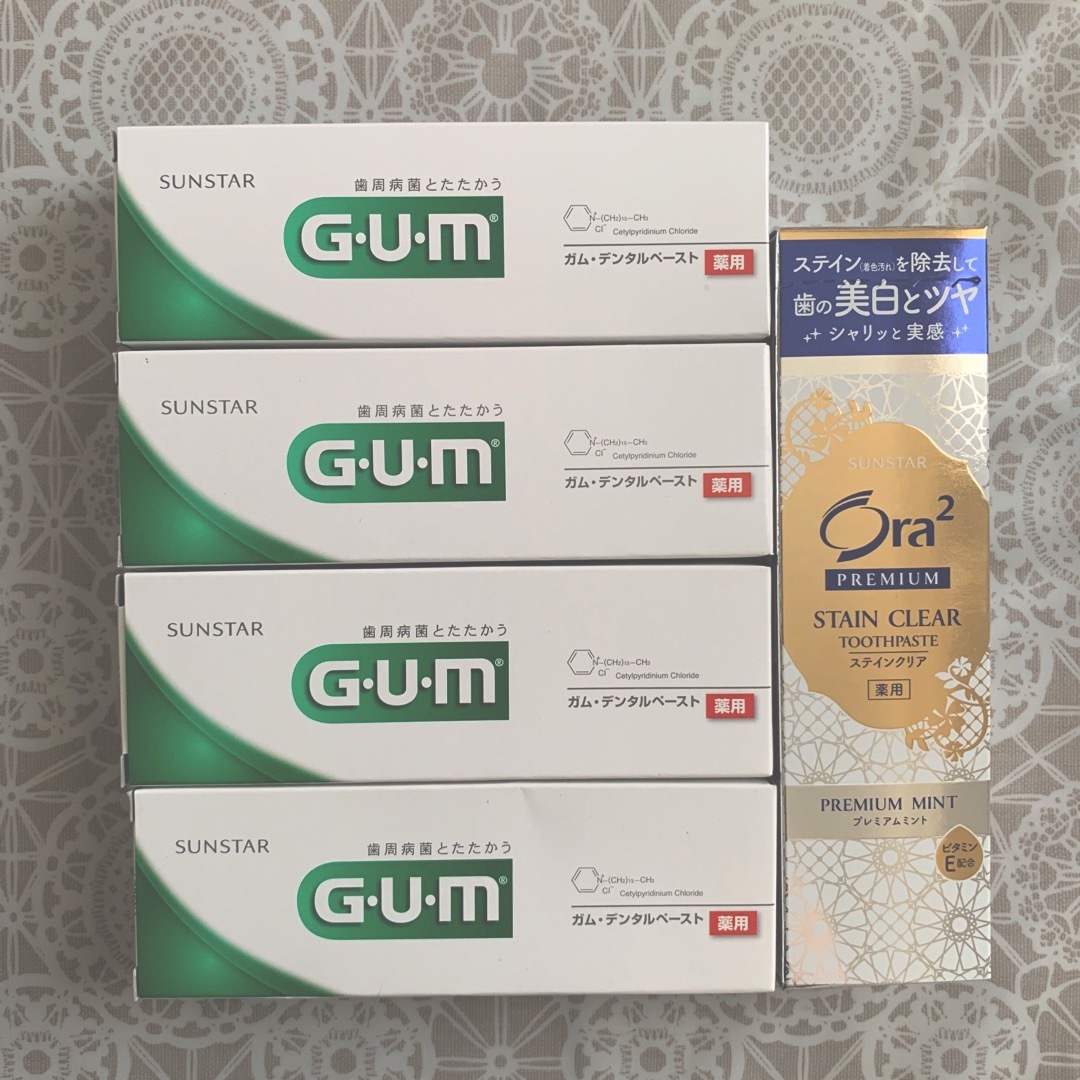 SUNSTAR(サンスター)の歯磨き粉 GUM Ora2 セット売り コスメ/美容のオーラルケア(歯磨き粉)の商品写真