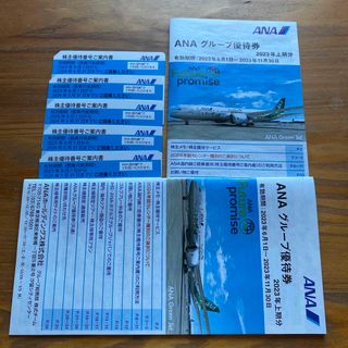 エーエヌエー(ゼンニッポンクウユ)(ANA(全日本空輸))のANA株主優待5枚とANAグループ優待券2冊付き(その他)