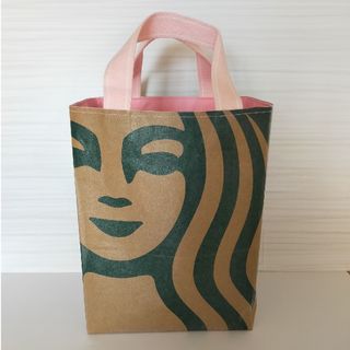 スターバックスコーヒー(Starbucks Coffee)の紙袋　バッグ　ハンドメイド(バッグ)