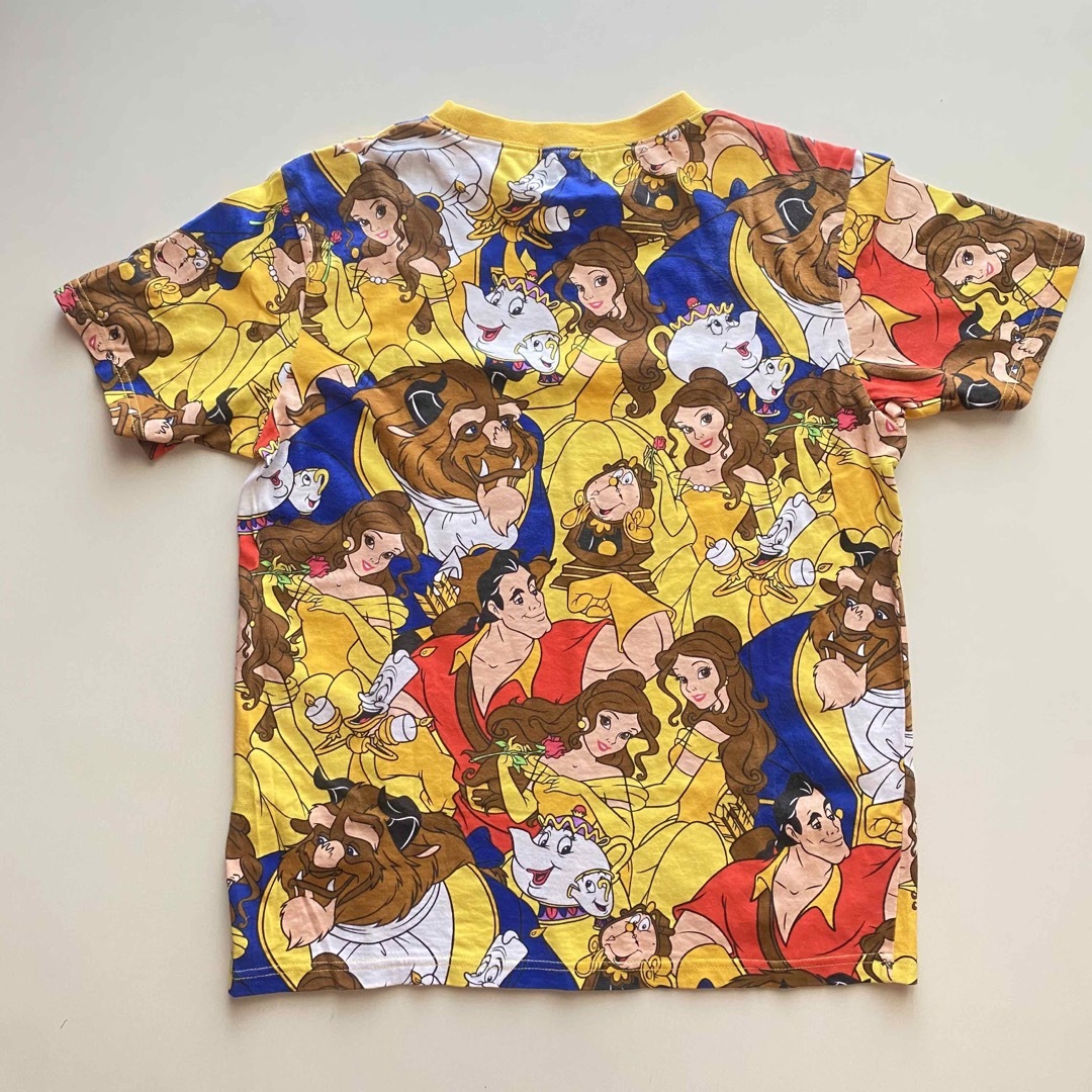 Disney(ディズニー)の美女と野獣☆総柄プリントTシャツ レディースのトップス(Tシャツ(半袖/袖なし))の商品写真