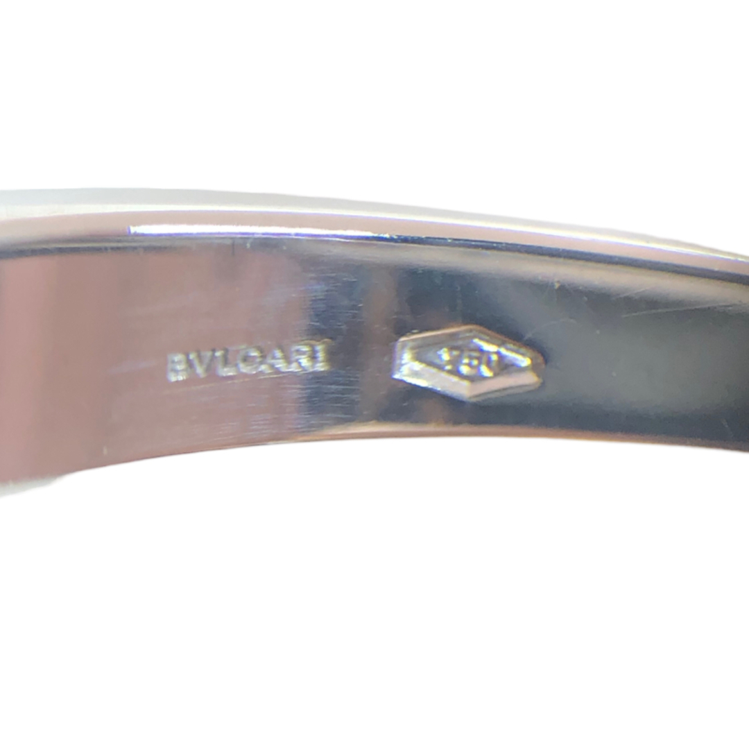 ブルガリ BVLGARI ビー・ゼロワン エレメントリング 1Pダイヤモンド K18ホワイトゴールド 750WG ジュエリー