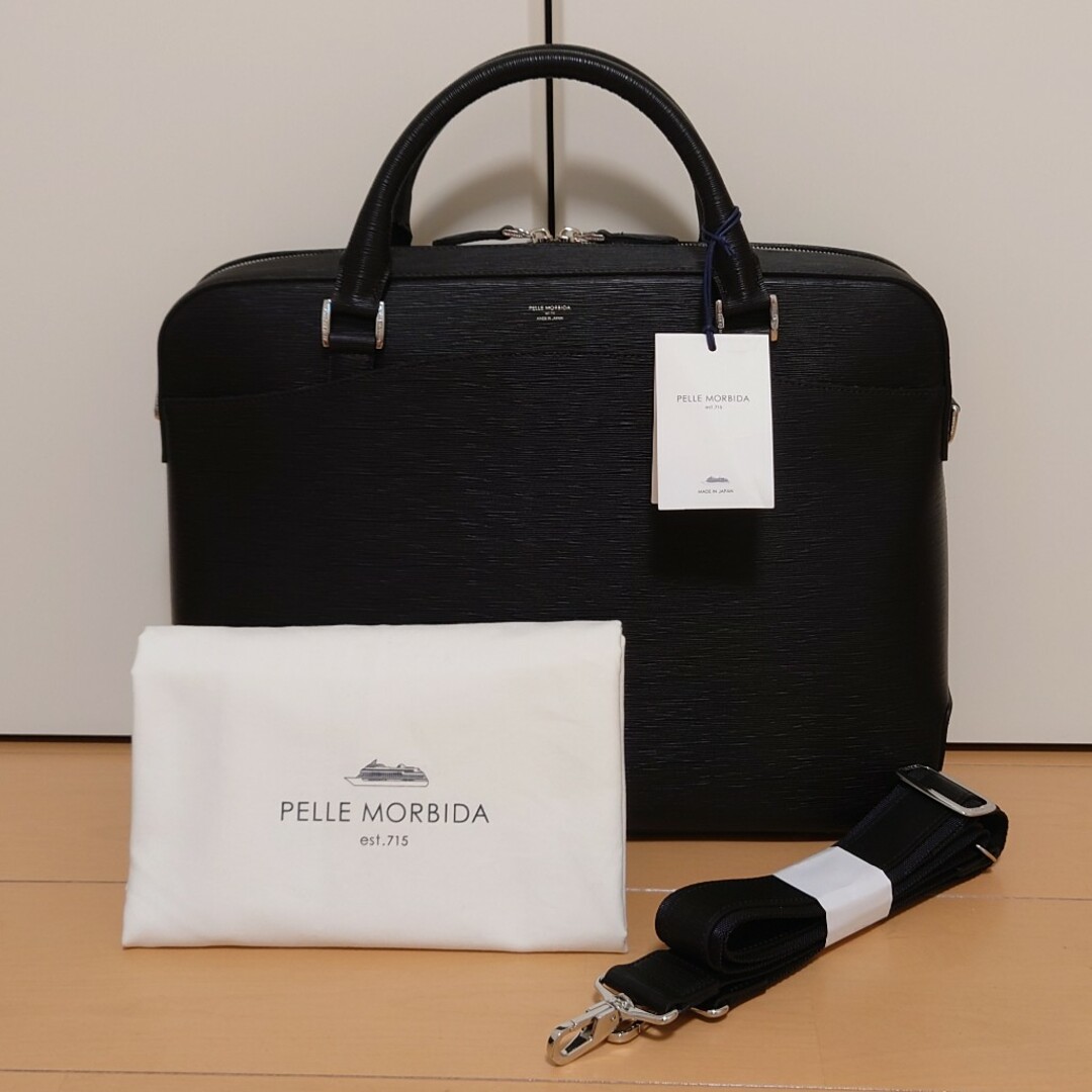 新品未使用品 ペッレモルビダ PELLE MORBIDA バッグ  ブラック