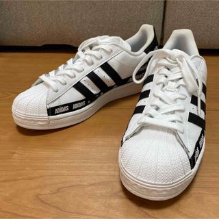 アディダス(adidas)の美品　アディダス スーパースター ホワイト　メンズ　スニーカー(スニーカー)