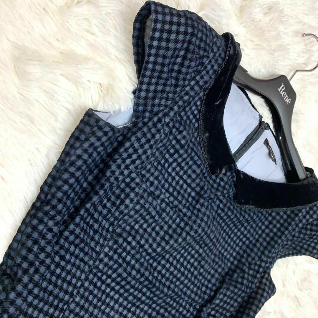 TOCCA - 極美品✨トッカ ワンピース 襟 ドッキング リボン フレア